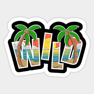 WILD Sticker